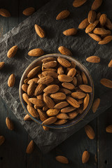 Raw Organic Brown Almonds