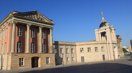 Obraz premium Potsdamer Stadtschloss mit Fortunaportal