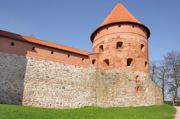 Medieval castle in Trakai