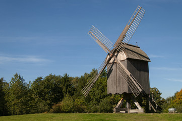 Plakat wind mill ancient