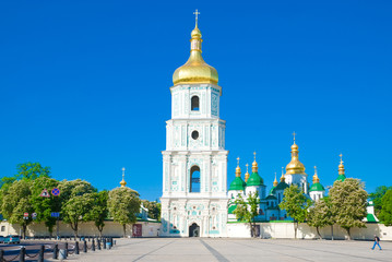 Fototapeta na wymiar Saint Sophia Cathedral in Kiev