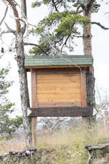 Wooden sign