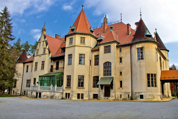 Fototapeta na wymiar Donji Miholjac castle in nature