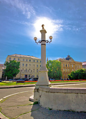 Capital of Croatia Zagreb square