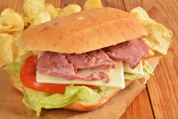 Roast beef sandwich