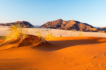 Plakat Ascension de la dune Elim en Namibie