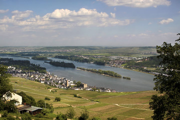 Fototapeta na wymiar Rüdesheim im Rheingau