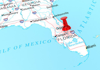 Naklejka premium Destination Florida