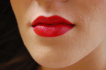 Fototapeta premium Red lips