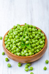 Green spring peas