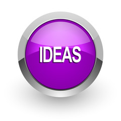 ideas pink glossy web icon