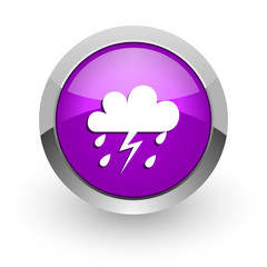 storm pink glossy web icon