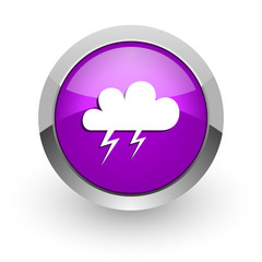 storm pink glossy web icon