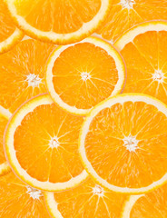 Fresh orange background