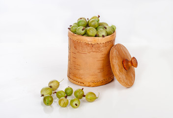 gooseberries in a box