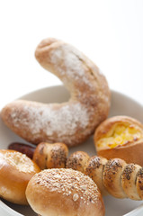 パン　盛り合わせ　朝食