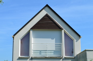 Façade d'une maison moderne