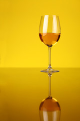 Glass of white wine