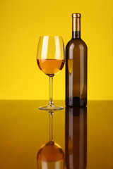 Glass of white wine