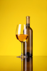 Glass of white wine