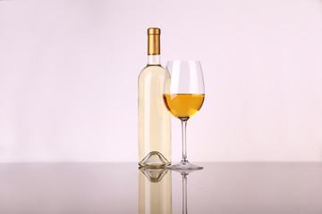 Glass of white wine