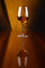 Glass of white wine