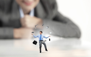 Skillful businessman