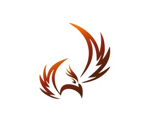 bird logo,phoenix flying,wings icon symbol