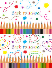 Back to school Colored pencils