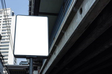 Fototapeta premium Empty Street Sign