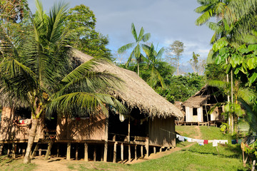 Fototapeta na wymiar Amazon indian tribes in Colombia