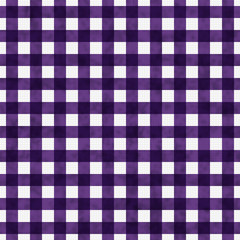 Bright Purple Gingham Pattern Repeat Background
