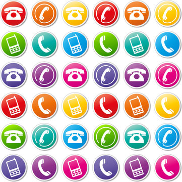 Vector phone icons