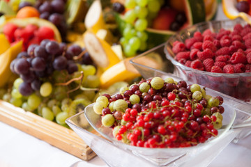 Wedding fruit table