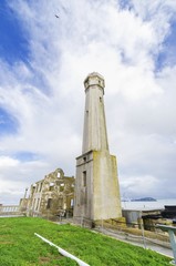 Alcatraz island Lighthouse, San Francisco, California