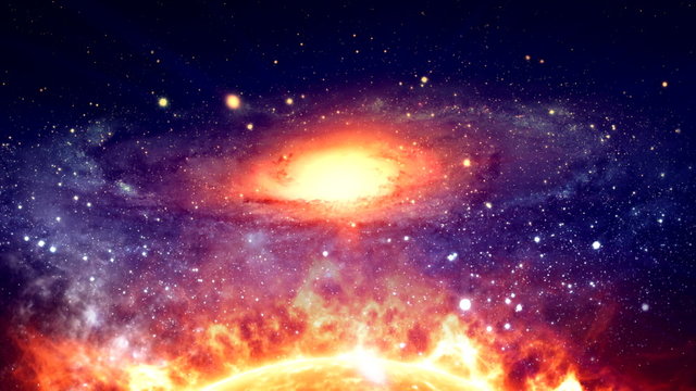 Colorful space nebula 2