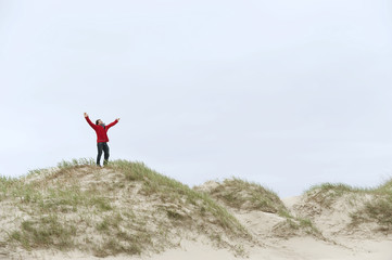 Deutschland,St. Peter -Ording,Nordsee,Mann