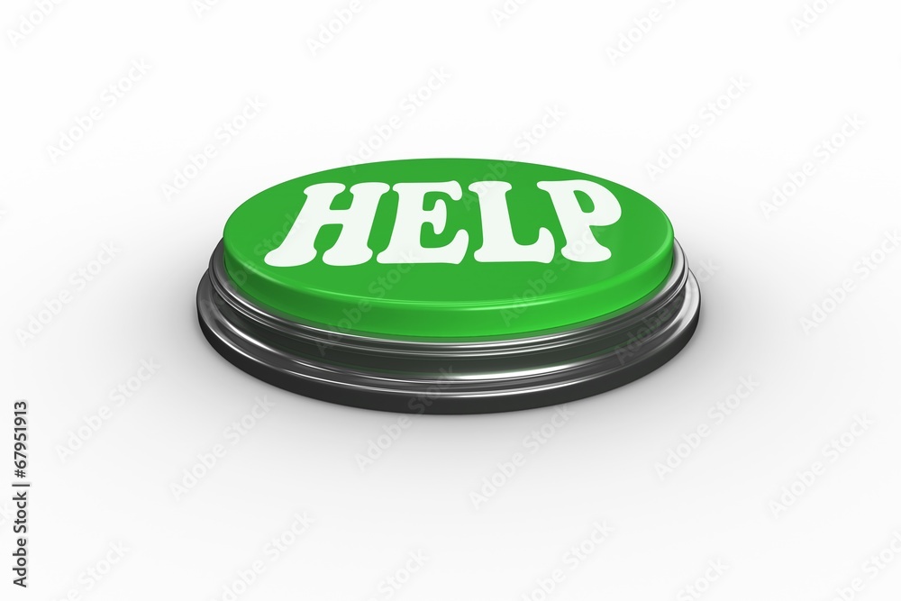 Poster Help on digitally generated green push button