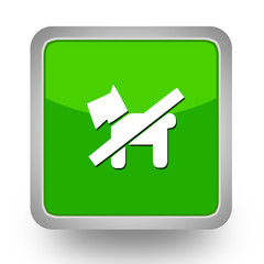 BOUTONS CARRES COLLECTION VERTE