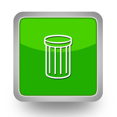 BOUTONS CARRES COLLECTION VERTE