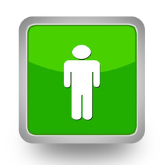 BOUTONS CARRES COLLECTION VERTE