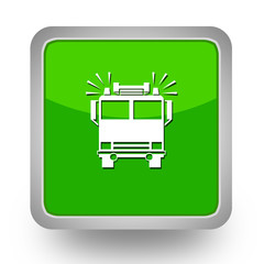 BOUTONS CARRES COLLECTION VERTE