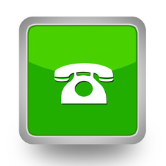 BOUTONS CARRES COLLECTION VERTE