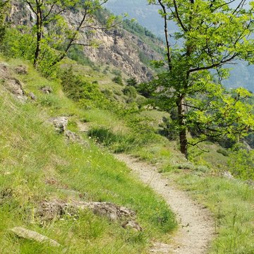Aostatal Wanderweg - Aosta Valley hiking track 03