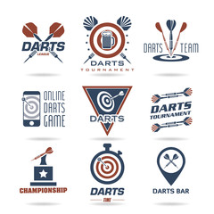 Darts icon set