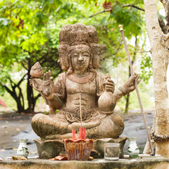 Statue of traditional god