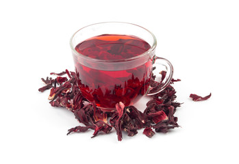 aromatic Hibiscus tea