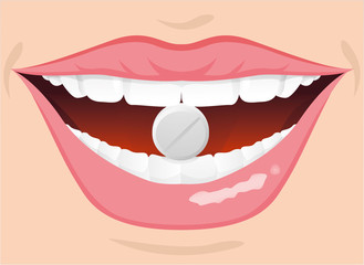 Person with compressed mouth