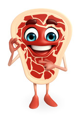 Meat steak character is best sign