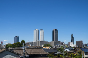 向野橋から見た名駅高層ビル群